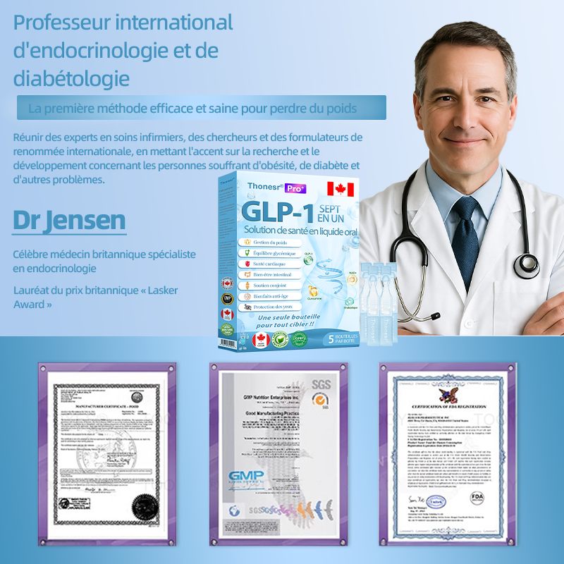 Boutique officielle🇨🇦 | 𝐓𝐡𝐨𝐧𝐞𝐬𝐫®🏪GLP-1 sept en un Solution de santé en liquide oral  (Pour l'obésité, la santé cardiovasculaire, le diabète, l'apnée du sommeil, la santé intestinale, les tissus conjonctifs, et plus encore)