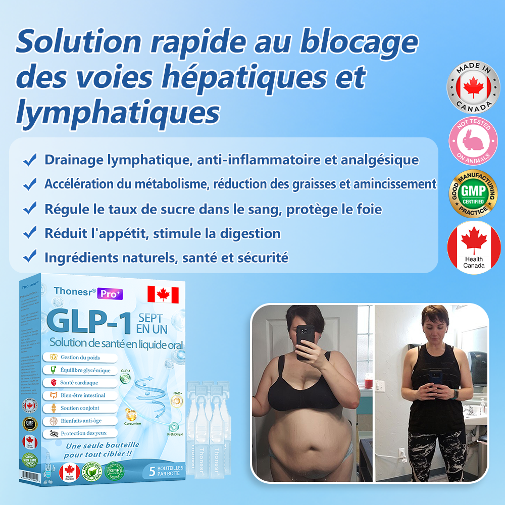 Boutique officielle🇨🇦 | 𝐓𝐡𝐨𝐧𝐞𝐬𝐫®🏪GLP-1 sept en un Solution de santé en liquide oral  (Pour l'obésité, la santé cardiovasculaire, le diabète, l'apnée du sommeil, la santé intestinale, les tissus conjonctifs, et plus encore)