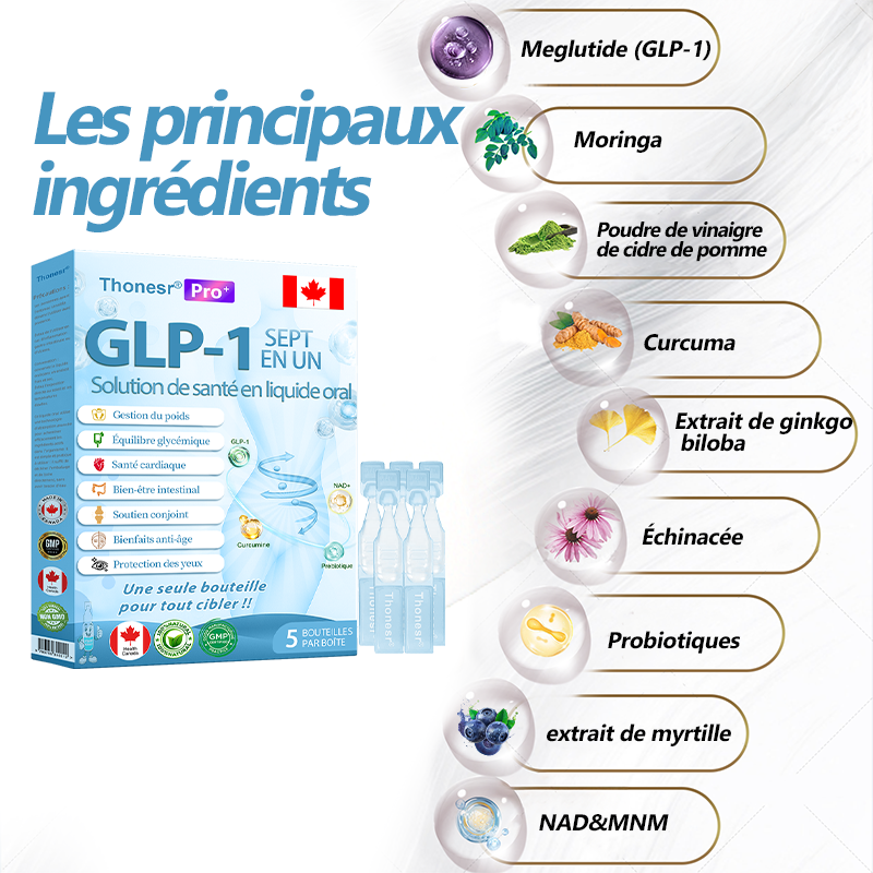 Boutique officielle🇨🇦 | 𝐓𝐡𝐨𝐧𝐞𝐬𝐫®🏪GLP-1 sept en un Solution de santé en liquide oral  (Pour l'obésité, la santé cardiovasculaire, le diabète, l'apnée du sommeil, la santé intestinale, les tissus conjonctifs, et plus encore)