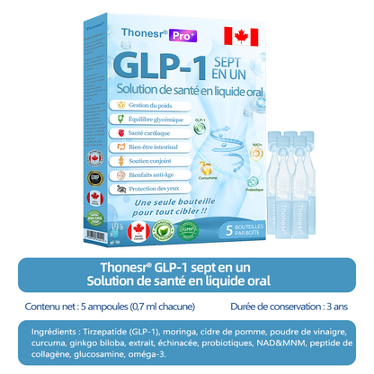 Boutique officielle🇨🇦 | 𝐓𝐡𝐨𝐧𝐞𝐬𝐫®🏪GLP-1 sept en un Solution de santé en liquide oral  (Pour l'obésité, la santé cardiovasculaire, le diabète, l'apnée du sommeil, la santé intestinale, les tissus conjonctifs, et plus encore)